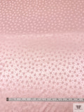 Polka Dots Jacquard Silk Charmeuse - Baby Pink