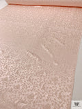 Circles and Spots Jacquard Silk Charmeuse - Ballet Slipper Pink