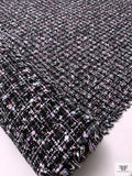 Bouclé Tweed with Lurex Fibers - Black / White / Baby Pink / Baby Blue