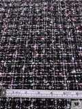 Bouclé Tweed with Lurex Fibers - Black / White / Baby Pink / Baby Blue