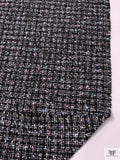 Bouclé Tweed with Lurex Fibers - Black / White / Baby Pink / Baby Blue
