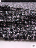 Bouclé Tweed with Lurex Fibers - Black / White / Baby Pink / Baby Blue