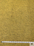 Bouclé Lightweight Tweed Suiting with Lurex Fibers - Tuscan Yellow / Black /