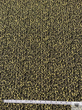 Novelty Yarn Tweed with Lurex Fibers - Lemon Yellow / Black / White / Gold