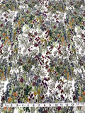 Garden Floral Printed Cotton Poplin - White / Multicolor