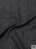 Made in England Lightweight Loosely Woven Wool-Blend Tweed - Black