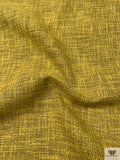Italian Classic Tweed Suiting - Mustard Yellow