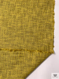 Italian Classic Tweed Suiting - Mustard Yellow