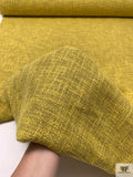 Italian Classic Tweed Suiting - Mustard Yellow