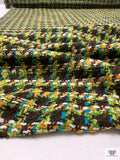 Italian Chunky-Yarn Bouclé Jacket Weight Tweed - Yellows / Greens / Brown
