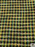 Italian Chunky-Yarn Bouclé Jacket Weight Tweed - Yellows / Greens / Brown