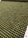 Italian Chunky-Yarn Bouclé Jacket Weight Tweed - Yellows / Greens / Brown