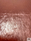 Metallic Panné Velvet - Smoky Peach