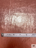 Metallic Panné Velvet - Smoky Peach