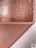 Metallic Panné Velvet - Smoky Peach