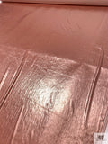 Metallic Panné Velvet - Smoky Peach
