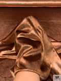 Metallic Panné Velvet - Brown