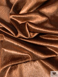 Metallic Panné Velvet - Brown