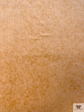 Distressed-Look Printed Velveteen - Butterscotch