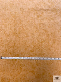Distressed-Look Printed Velveteen - Butterscotch