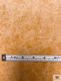Distressed-Look Printed Velveteen - Butterscotch