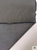 Double Face Twill Weave Soft Bottom-Weight Stretch Denim - Driftwood / Navy / Off-White