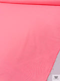 Italian Stretch Denim - Flourescent Pink / White