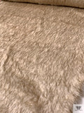 Wolf Faux Fur - Light Bisque / Smokey Brown