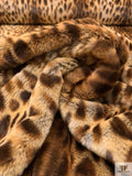 Plush Leopard Faux Fur - Browns
