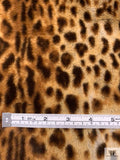 Plush Leopard Faux Fur - Browns