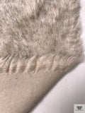 Arctic Fox Faux Fur - Beige / Black