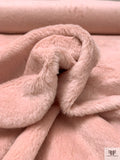Short Pile Faux Fur - Blush Pink