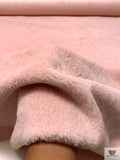 Short Pile Faux Fur - Blush Pink