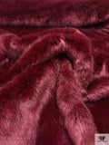 Mink Faux Fur - Burgundy