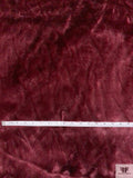 Mink Faux Fur - Burgundy