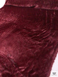 Mink Faux Fur - Burgundy