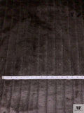 Sheared Beaver Faux Fur - Midnight Brown