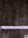 Sheared Beaver Faux Fur - Midnight Brown