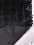 Sheared Beaver Faux Fur - Black