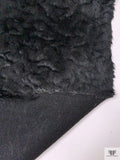Persian Lamb Faux Fur - Black