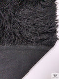 Mongolian Lamb Faux Fur - Black