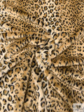 Classic Leopard Faux Fur - Golden Tan / Black