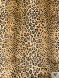 Classic Leopard Faux Fur - Golden Tan / Black