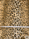 Classic Leopard Faux Fur - Golden Tan / Black