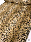Classic Leopard Faux Fur - Golden Tan / Black