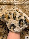 Classic Leopard Faux Fur - Golden Tan / Black