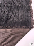 Long Shaggy Faux Fur - Dark Grey