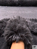 Long Shaggy Faux Fur - Dark Grey