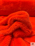 Basic Faux Fur Faux Fur - Electric Orange
