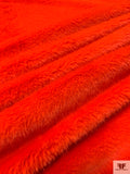 Basic Faux Fur Faux Fur - Electric Orange